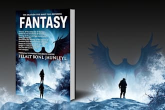 do fantasy book cover, thriller book cover design