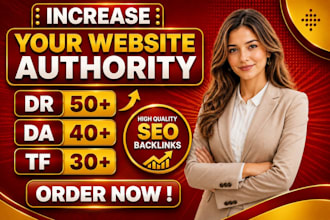 increase dr 50 plus on ahrefs domain rating dr 50 guaranteed work