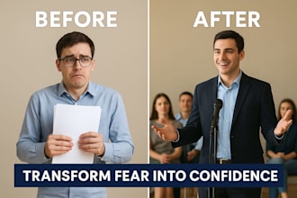 your public speaking coach to build confidence
