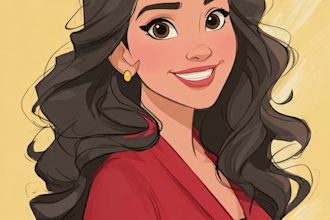 draw your dog and cat into disney style cartoon