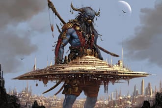 concept art for dragons and monsters, creatures