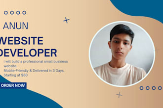 make a portfolio and business pro website