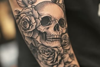 do realistic tattoo design