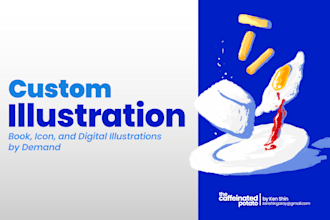 create custom digital illustrations