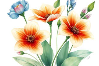 a botanical watercolor illustration