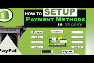 integrate stripe payment gateway, shopify checkout API into your website