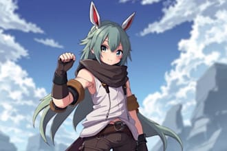 design custom anime or game style characters