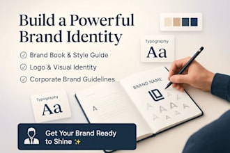 design brand book, brand identity design brand guidelines design corporate brand