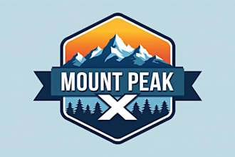design creative mountain park logo for you
