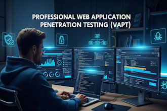 do professional web application penetration testing, vapt