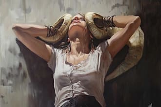 do realistic digital painting with super quality
