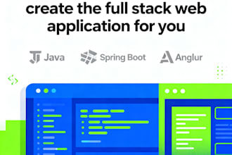 full stack spring application