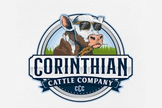 create awesome and gorgeous cow logo design