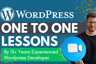 be your wordpress tutor or coach, online zoom sessions