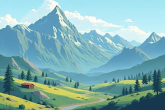 draw potrait and landscape vector art beautifully