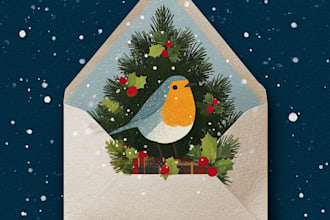 do christmas card, greeting and invitation cards design