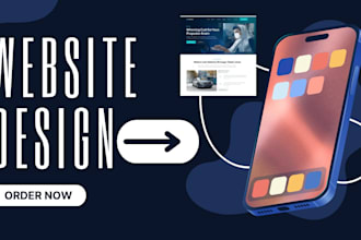 design a modern responsive UI UX for your website or mobile app