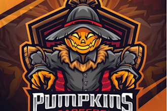 design awesome mascot logo for esports, twitch,