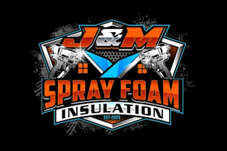 design a professional modern spray company logo