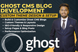 build and customize your ghost cms blog or website