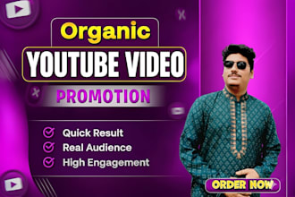 do youtube video marketing and organic promotion