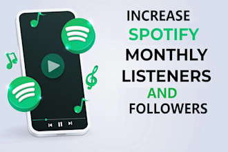do increase your spotify monthly listeners and followers