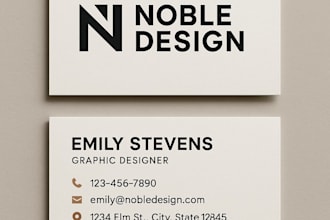 create a luxury double sided business card design