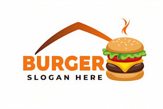 design high quality burger logo for your shop