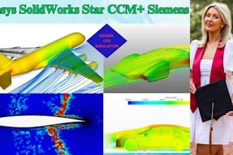 perform cfd analysis in ansys, star ccm and solidworks