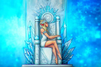 create stunning fantasy character art of queens, elves,