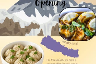 make food flyer, church flyer, normal flyer