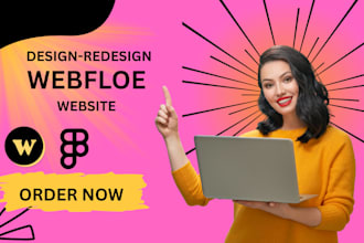 design and professional business website in webflow
