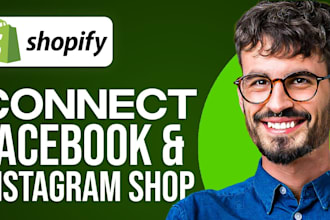 set up facebook shop, instagram shop, tiktok shop and shopify fb ads campaign