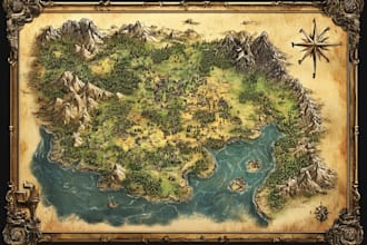 do fantasy map design