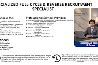 do talent acquisition for businesses and reverse recruitment for professionals