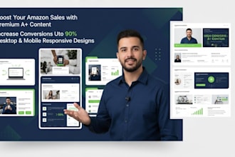 design high converting amazon a plus content, ebc, and premium a plus modules