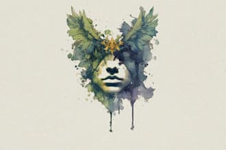 custom a watercolor tattoo design