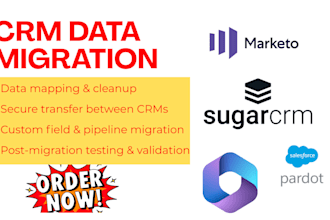migrate marketo pardot sugarcrm suitecrm copper insightly microsoft dynamics 365