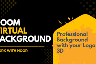 create a professional zoom virtual backgrounds for meetings