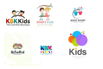 make design a professional colorful kids logo for youtube, toy store, and daycar