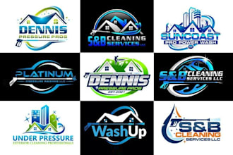 do a creative cleaning, pressure washing and power washing logo