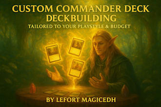build unique magic commander edh decks tailored to your style and budget