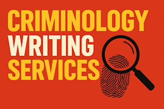write research articles on criminology