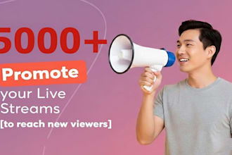 gain real 5000 youtube live stream views and engagement