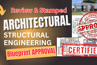 pe stamped and architectural stamp blueprint plan structural engineer mep stamp