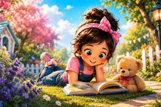 illustrate storybooks for kids
