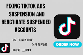 reactivate tiktok account resolve tiktok ads suspension