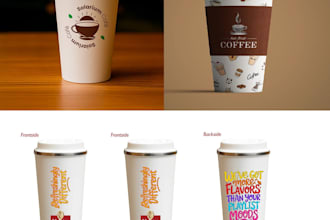 design coffee cup and paper cup for you