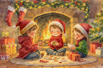 do bible illustration, christmas story, illustration, watercolor illustration