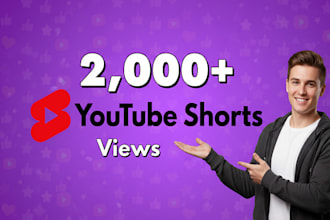 grow your channel with 2000 youtube shorts views